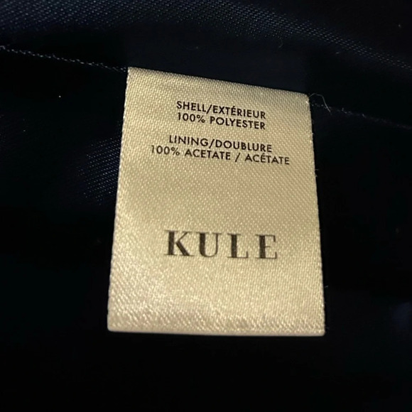 Kule The Bailey Striped Faux Fur Jacket Size L blue and brown excellent cond - Picture 6 of 8